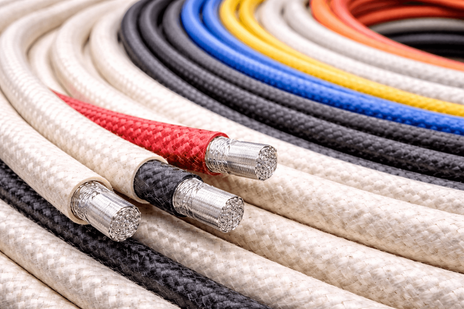 Fire resistant mica glass fiber cable — IEC 60331 rated for fire survival circuits